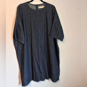 ASOS Blue Denim Midi Dress